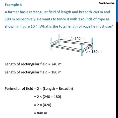 A Farmer Needs To Fence A Rectangular Piece Of Land Solved 7. A farmer wants to fence in a rectangular plot of | Chegg.com